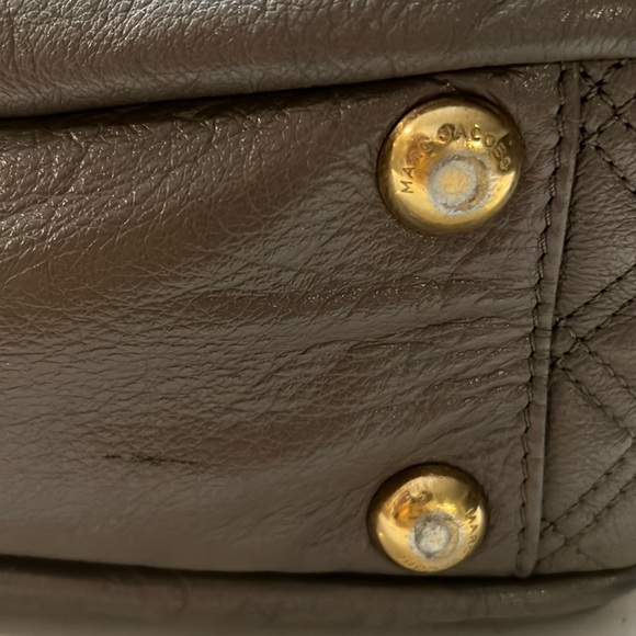 Marc Jacobs Blake Quilted Venetia Satchel Handbag. Italian Leather. Puffer AUTH - Picture 17 of 17